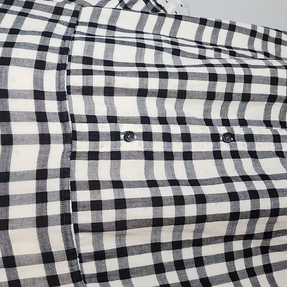 Madewell size M black and white short sleeve top. B42 - Picture 5 of 10